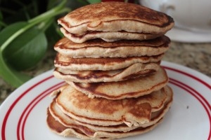Honey-Oat Pancakes